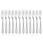 Csinos 304 Stainless Steel Mini Fruit Forks, Small Dessert Fork, Silver. Fixed Price $22.35.