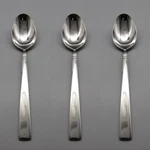 Oneida Stainless Flatware - Westbrook (glossy) Serving Spoons Set Of Three New. Fixed Price $14.99.