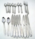20 Pieces Oneida OHS506 Stainless Steel Flatware Frosted. Fixed Price $59.95.