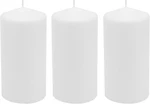 3 Pack Tall Inch 65 Hour Long Burning Unscented White Wax Pillar Candles. Fixed Price $43.81.