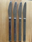 Danika Msi Stainless Japan 5/8" Dinner Knives Celtic Knot Lot Of Four. Fixed Price $9.99.
