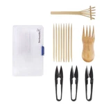 Bamboomn Bonsai Tree Pruning Trimming Starter Tool Kit - Leaf Trimmers (set Of. Fixed Price $14.39.