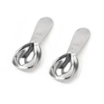 Izelokay Coffee Scoop, Stainless Steel Table Spoon 3.75*1.58*0.71, Silver. Fixed Price $19.52.