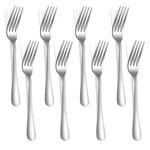 Targzier Dinner Forks - Set Of 16 Stainless Steel Silverware, 8 Inch,. Fixed Price $25.99.