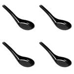 Japanbargain 3192X4, Black Soup Spoons Chinese Plastic. Fixed Price $13.99.