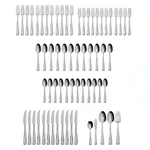 Oneida Moda 18/10 Stainless Steel 65PC. Flatware Set (service For Twelve). Fixed Price $179.99.