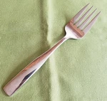 Cooks Stainless Meat Fork Tine Capri Pattern 8 1/4" Plain Glossy. Fixed Price $5.99.