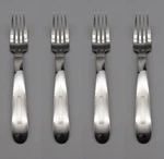 Oneida Stainless Raffia (glossy) Dinner Forks - Set Of Four *. Fixed Price $17.99.