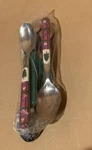 Pfaltzgraff Snow Bear Oval Soup - 8" Spoons New. Fixed Price $45.00.