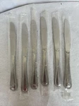 Cuisinart CUI8 Country Bead Stainless 6 Dinner Knives 3/4 New Unused 18/10. Fixed Price $49.99.