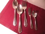 Set Of 5 Mikasa Sinclair-belvedere Cold Meat Serving Fork Spoons Sugar +. Fixed Price $27.84.