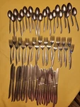 63PC Linmark LNM2 Mcm 21X3PC Place Settings Spoons Forks Knives Stainless Japan. Fixed Price $101.95.