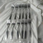 Winco Houston Heavy Duty Stainless Steel Salad Fork Set Of 12. Fixed Price $13.95.