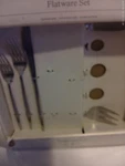 Target/threshold 40-PIECE Shapleigh Stainless Flatware Set Brand-new Low Shipng. Fixed Price $27.99.