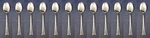 Set Of Twelve - Oneida Silverplate Coronet Serving Spoons Usa. Fixed Price $29.99.