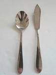 Retroneu Kent 18/8 Stainless Serving Set, Butter Knife & Sugar Shell, 2. Fixed Price $18.99.