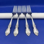 Oneida Community Louisiana Stainless Dinner Fork Glossy Silverware Flatware SET4. Fixed Price $45.00.
