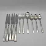 Oneida Satin Easton Flatware Set, 11 Piece (2624020A). Fixed Price $69.99.
