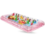 Leitee Inflatable Serving Bar With Drain Plug 52 X 10.6" 9.1" 1.4", Pink. Fixed Price $23.16.