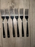 6 Pcs Oneida Usa Stainless Silverware OHS293 Dinner Forks. Fixed Price $49.99.