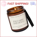 Sweet Water Decor Palo Santo Patchouli Soy Candle - Black Pepper, Clove Leaf, Nu. Fixed Price $29.87.