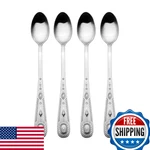 Wallace Taos 18.10 Long Spoons Set Of 5234445. Fixed Price $38.47.