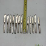(12) 1847 Rogers Bros Fruit Knives Lot Vintage Silverplate Flatware Sp. Fixed Price $25.00.