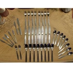 Lot Of 41X Gourmet Settings Non Stop 36-PIECE Flatware ++extras. Fixed Price $99.00.