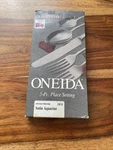Oneida Satin Aquarius 5 Piece Fine Flatware Set, Service For 18/10 Silver. Fixed Price $90.00.