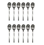 Mikasa Zena 18/8 Stainless Steel 5/8" Teaspoon (set Of Twelve). Fixed Price $199.99.