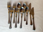 10 Pc Mcm Imperial Intl Japan IMI119 Stainless Dansk Odin Era Service For 2. Fixed Price $34.95.