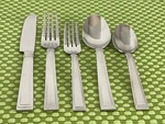 Hampton Silversmiths Portfolio Stainless Glossy China Flatware Choice B151G. Fixed Price $6.12.