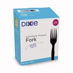 Dixie FM5W540PK Grab Go Wrapped Cutlery Forks - Black (90/PACK) New. Fixed Price $25.99.
