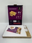Royal Craft Wood Bamboo Charcuterie - Cheese Set With 2 Sauce Bowls. Fixed Price $39.90.