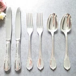 Christofle Marly 6PCS Silverplate Flatware Table Knife Fork Spoon Excellent. Fixed Price $290.00.
