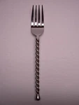 Silver Tear 18/10 Stainless Dinner Fork Gourmet Settings Glossy 3/8" Twisted. Fixed Price $8.99.