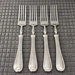 Williams-sonoma WSF15 Dinner Fork Set Of 4 France Stainless Flatware 5/8. Fixed Price $268.99.