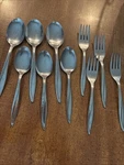 Lot Silco Flatware INS131 Soup 4 Salad Forks Teaspoons Usa. Fixed Price $18.00.