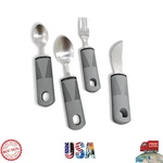 Comfortable Weighted Silverware Set 4-PIECE Adaptive Utensils Dining. Fixed Price $21.99.