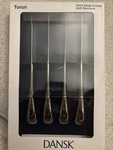 Dansk Torun Stainless - Set Of 4 Steak Knives New. Fixed Price $99.99.