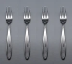 Oneida Mooncrest Stainless Flatware - Dinner Forks Set Of Four / No. Fixed Price $12.97.