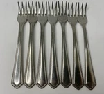 National Stainless NST88 Japan Cocktail Forks 7 Rope Edge Flatware. Fixed Price $12.95.