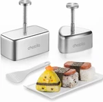 3 Pack Onigiri Mold Stainless Steel, Musubi Rice Kit, Maker Silver. Fixed Price $31.99.
