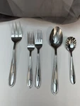 Wallace Rockport Flatware 18/10 Stainless Steel Dinner Forks Salad Replacements. Fixed Price $14.99.