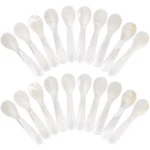 Patelai 20 Pieces Set Of Caviar Spoons Mother Pearl 2.75 Inches, White. Fixed Price $24.44.