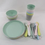 Ikea Kalas Children Kids Plastic Bowls Cups Plates Utensils New. Fixed Price $6.99.