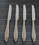 Lenox LF19 Stainless 18/10 Flatware 4 Hollow Handle Dinner Knives. Fixed Price $20.00.