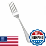Winco Pearl Stainless-steel Dinner Fork Extra Heavyweight 8 12 Pack 0036-05. Fixed Price $39.70.