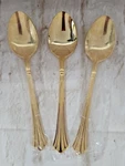 Retroneu Century Replacement Soup Spoons Goldplated Korea Flatware Lot Of 3. Fixed Price $11.41.
