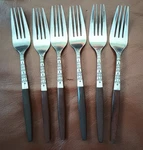 Interpur INR2 Stainless Dinner Forks Lot 6 Pc. Fixed Price $34.99.